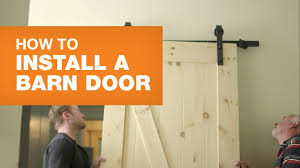 barn door installation how to install