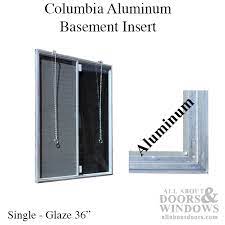 Aluminum Basement Window Insert