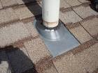 Roof vent pipe boot repair