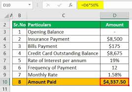 The amount of your next payment that will be applied to principal the amount of your next payment that will be applied to interest Credit Card Interest Calculator Calculate Monthly Interest Levied