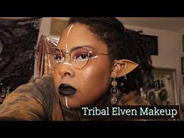 quick tribal elven makeup you
