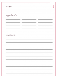 Free Printable Recipe Cards Just A Girl And Her Blog