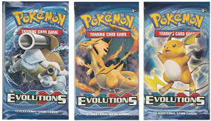 Buy Unbranded Pokemon TCG: XY Evolutions Sealed Booster Pack of 3 Online in  India. B01NAAN7KP
