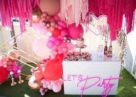 neon pink bride to be bridal shower
