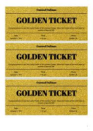 golden ticket template pdf templates
