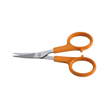 manicure scissors with bent blades