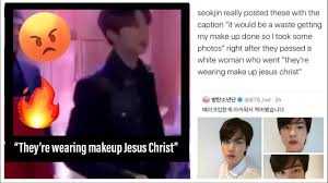 bts jin shaded lady who disrespected