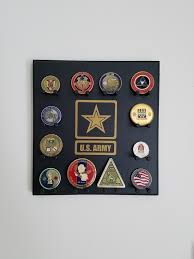 Military Challenge Coin Display Rack