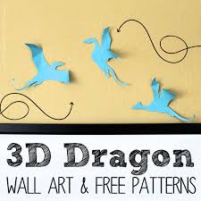 For An Amazing 3d Dragon Craft