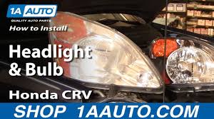 replace headlight 02 04 honda cr v