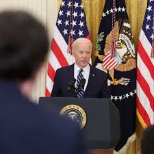 President biden is holding his first press conference on thursday — more than two months into his term — as his administration reels amid a mounting border crisis. G3csm93d1fy Zm