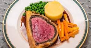 What do you eat with Beef Wellington?