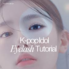 3 step k pop idol eyelash tutorial