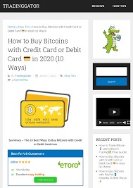 Where can you buy bitcoin with a credit card? Tradinggator Buying Bitcoin With Credit Card By Buyingbtccredit Issuu