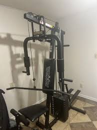weider home gym power stack ebay