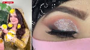hafsa khan mehndi bridal makeup