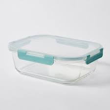 2260ml Glass Rectangle Food Container