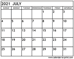 We have five july 2021 blank calendar templates that you can download for free. July 2021 Calendar Free Download Free Printable Calendar Monthly