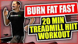 20 minute treadmill hiit workout