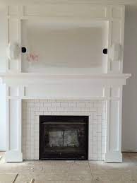 Excellent Pictures White Fireplace Tile