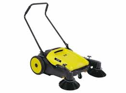 manual floor sweeper walk behind push