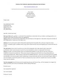 letter for job via email with regard cover format sample examples    