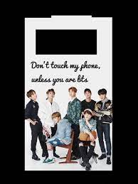 Bts lock screen (don't touch my phone ...