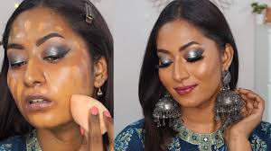 desi glam party makeup on my brown