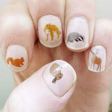 woodland nail art transfers by