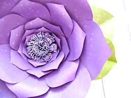 ♥ large majesty rose paper flower as shown plus large leaf template. Free Flower Template How To Make Large Paper Flowers