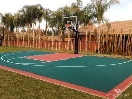 Half Court Basketball Court Kits