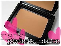 makeup bag with nars powder foundation