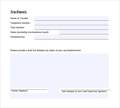16 Trip Report Templates Word Google Docs Apple Pages