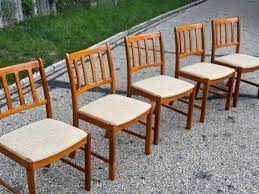 Vintage Mcm Teak Chairs Made By Uldum