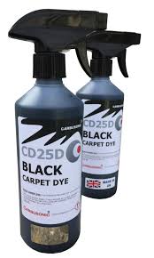 carbusonic black carpet dye trigger spray interior trim renovation detailing fluid 1 lt