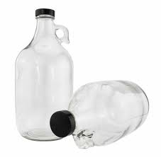 1 2 Gallon Clear Glass Beer Growler