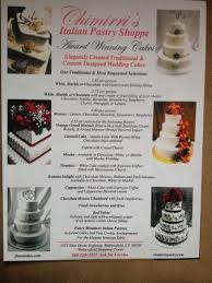 Normandy farm hotel & conference center is a wedding venue in blue bell, pa. Flyer Listing Their Flavors And Fillings For Their Wedding Cakes Picture Of Chimirri S Italian Pastry Shoppe Wethersfield Tripadvisor