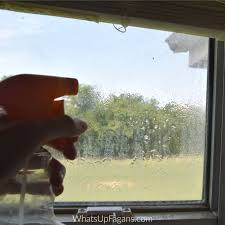 water stains from windows