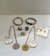 sterling silver and costume jewelry