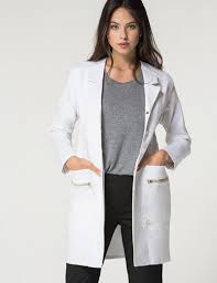 The Signature Lab Coat In White Is A Contemporary Addition