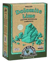 dolomite lime down to earth fertilizer