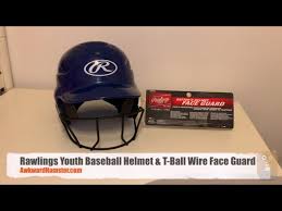 rawlings youth baseball helmet and t