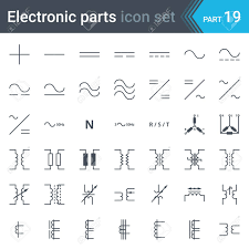 Circuit symbols are used in circuit diagrams showing how a circuit is connected together. Complete Vector Set Of Electric And Electronic Circuit Diagram Royalty Free Cliparts Vectors And Stock Illustration Image 95298130