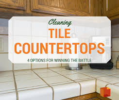 4 great ways to clean tile countertops