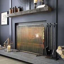 10 Gorgeous Fireplace Screens For Every
