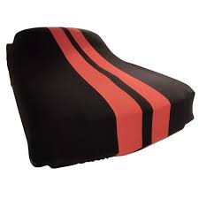 Red Striping Special Indoor Car Cover