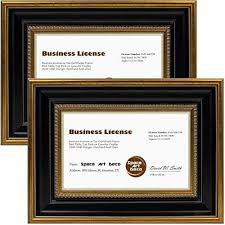 8 5x5 5 Business License Frame