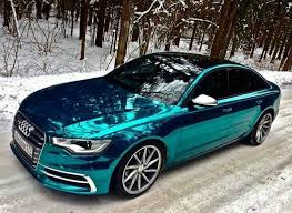Metallic Green Blue Audi Dream Cars