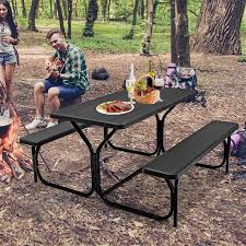 Outdoor Picnic Table Bench Set All