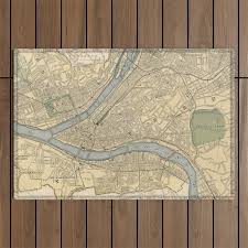 map of pittsburgh pa 1891 outdoor rug